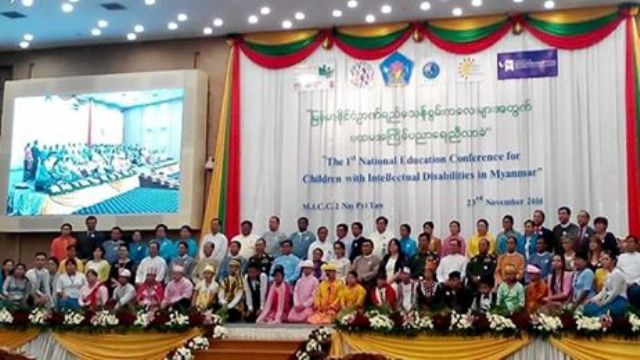 Attending the 1st National Education Conference for Children with Intellectual Disabilities In Myanmar