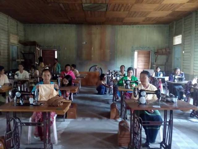 အခြေခံစက်ချုပ်သင်တန်းဖွင့်ပွဲအခမ်းအနားပုံရိပ်များ၊ ရှားတောမြို့နယ်