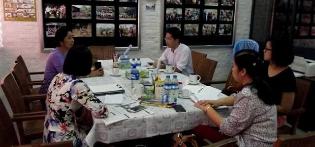 Myanmar Women and Children Development Foundation meeting with WWF