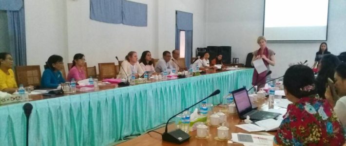 လူမှုဝန်ထမ်းဦးစီးဌာနမှဖိတ်ကြားသော အစည်းအဝေးတက်ရောက်ခြင်း