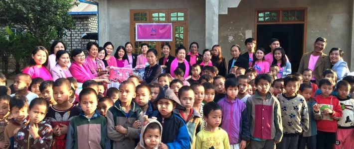 လားရှိုးမြို့၊ နားမခေါ်ကျေးရွာရှိ “အလင်းအိမ်မိဘမဲ့ကျောင်း” သို့သွားရောက်လှူဒါန်းခြင်း