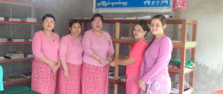 မအူလေးပင်ကျေးရွာသို့ သွားရောက်လှူဒါန်းခြင်း