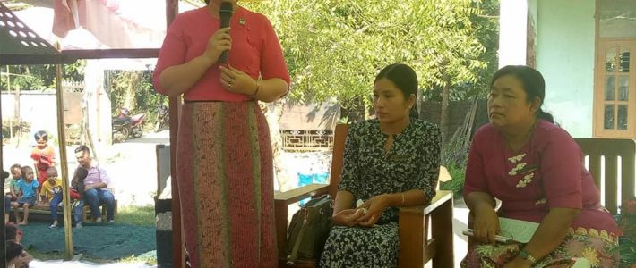 “ ကလေးသူငယ်များဖွံ့ဖြိုးတိုတက်ရေး အသိပညာပေးဟောပြောပွဲနှင့် အမျိုးသမီးများအား ကာကွယ်စောင့်ရှောက်ရေးဆိုင်ရာ အသိပညာပေးဆွေးနွေးပွဲအခမ်းအနား”