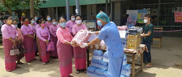 မကွေးတိုင်း MWCDF အသင်းမှ Quarantine ဝင်နေသူများအား လိုအပ်သောပစ္စည်းများ လှူဒါန်းခြင်း