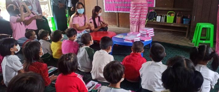 တောင်ကြီးမြို့၊ အ.မ.က(၅)ကျောင်းသို့ သွားရောက်လှူဒါန်းခြင်း