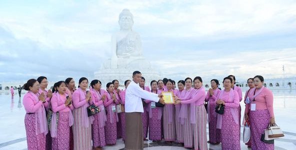 မာရဝိဇယဗုဒ္ဓရုပ်ပွားတော်ကြီးအား သွားရောက်လှူဒါန်းခြင်း မာရဝိဇယဗုဒ္ဓရုပ်ပွားတော်ကြီးအား သွားရောက်လှူဒါန်းခြင်း