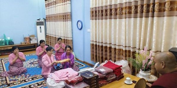 အုန်းတောပရိယတ္တိစာသင်တိုက်သို့သွားရောက်လှူဒါန်းခြင်း